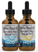 Crystal Clear Chlorine Dioxide Kit | Hydrochloric Acid 4-5% (HCl) : Sodium Solution (8oz) Liquid Set, , 4 Fluid Ounces, Pack of 2