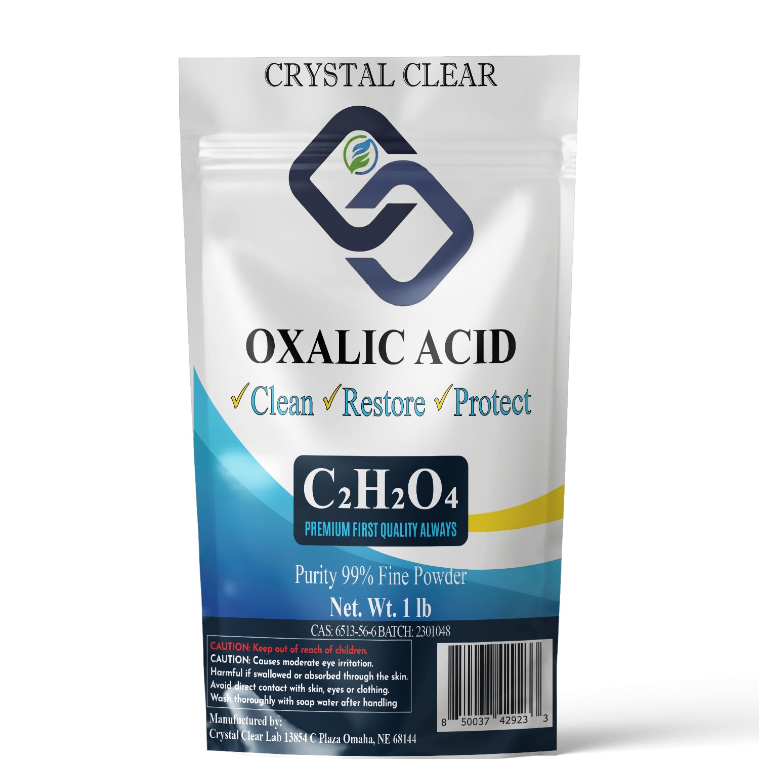Oxalic Acid | Powder| 1 lb, 2lb, 5lb