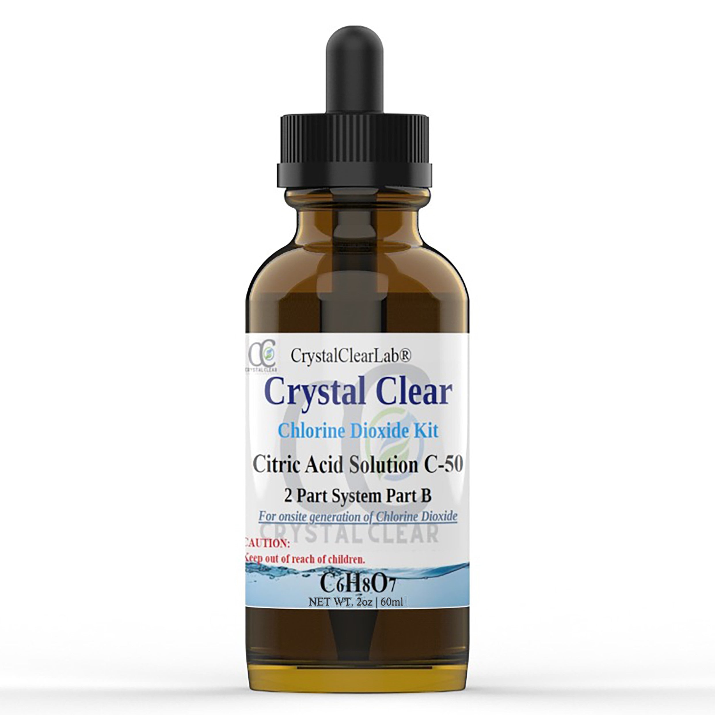 Individual Bottles Sodium Chlorite HCl 4% or 50% Citric Acid