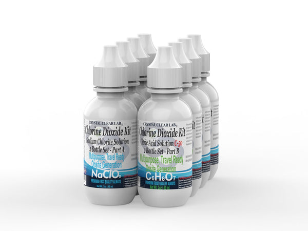 Chlorine Dioxide Kit with Citric Acid 2oz LDPE