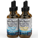 Crystal Clear Chlorine Dioxide Kit | Hydrochloric Acid 4-5% (HCl) : Sodium Solution (8oz) Liquid Set, , 4 Fluid Ounces, Pack of 2