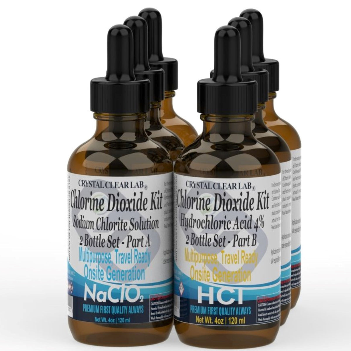 Chlorine Dioxide Hydrochloric Acid (HCl) Kits