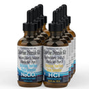 Crystal Clear Chlorine Dioxide Kit | Hydrochloric Acid 4-5% (HCl) : Sodium Solution (8oz) Liquid Set, , 4 Fluid Ounces, Pack of 2