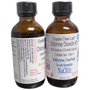 Crystal Clear Chlorine Dioxide Hydrochloric Acid 4-5% (HCl) : Sodium Chlorite 2oz Liquid Set, , 1 Fluid Ounces, Pack of 2
