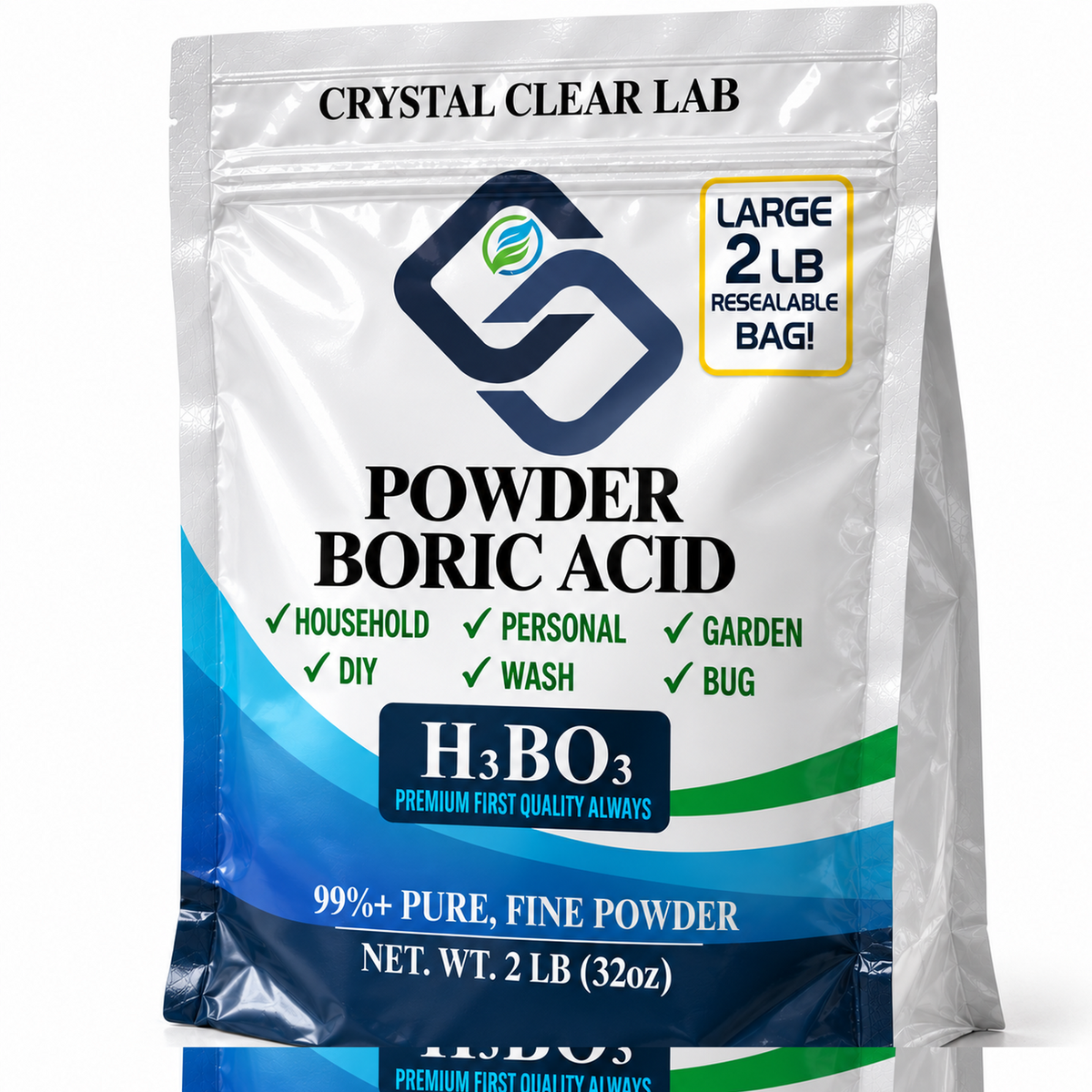 Boric Acid Powder & Granular — 2 lb / Powder