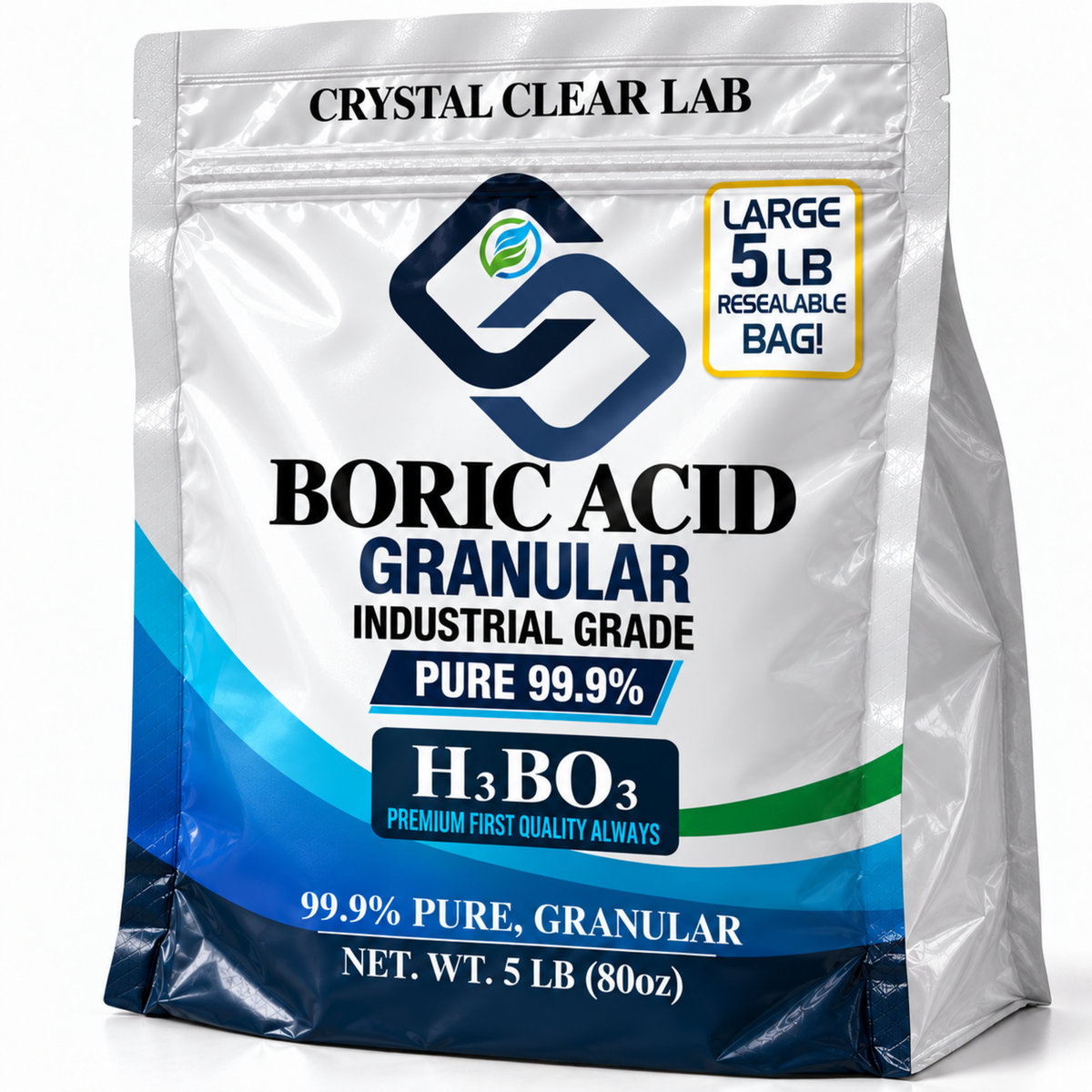 Boric Acid Powder & Granular — 5 lb / Granular