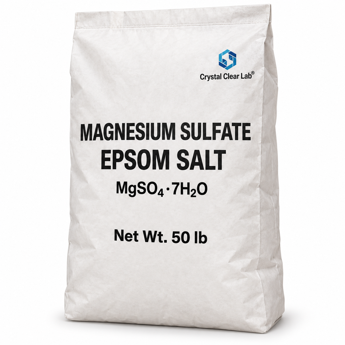 Epsom Salt Magnesium Sulfate Heptahydrate — 50 lb