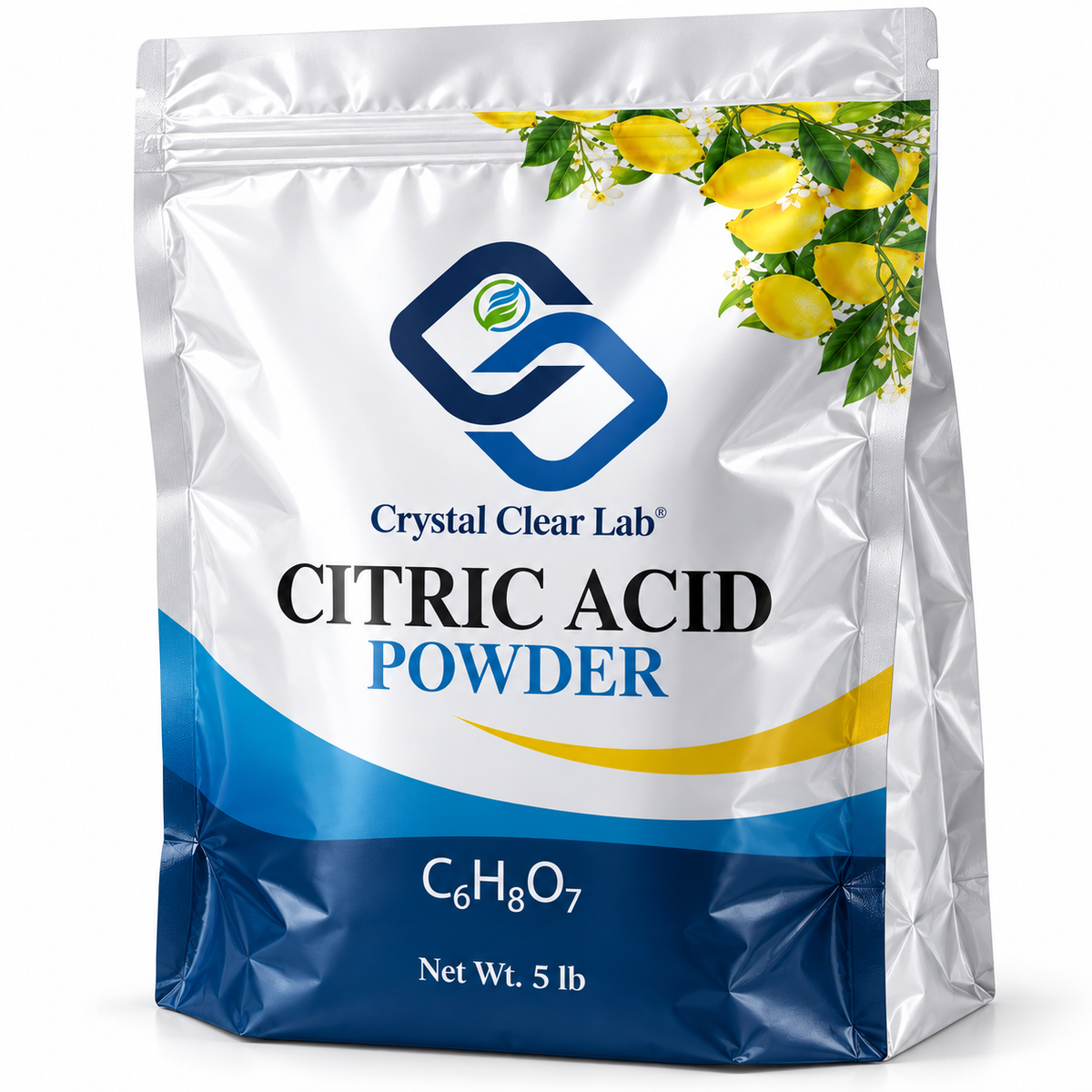 Citric Acid Powder — 5 lb | 2.2 kg / Resealable bag / 1