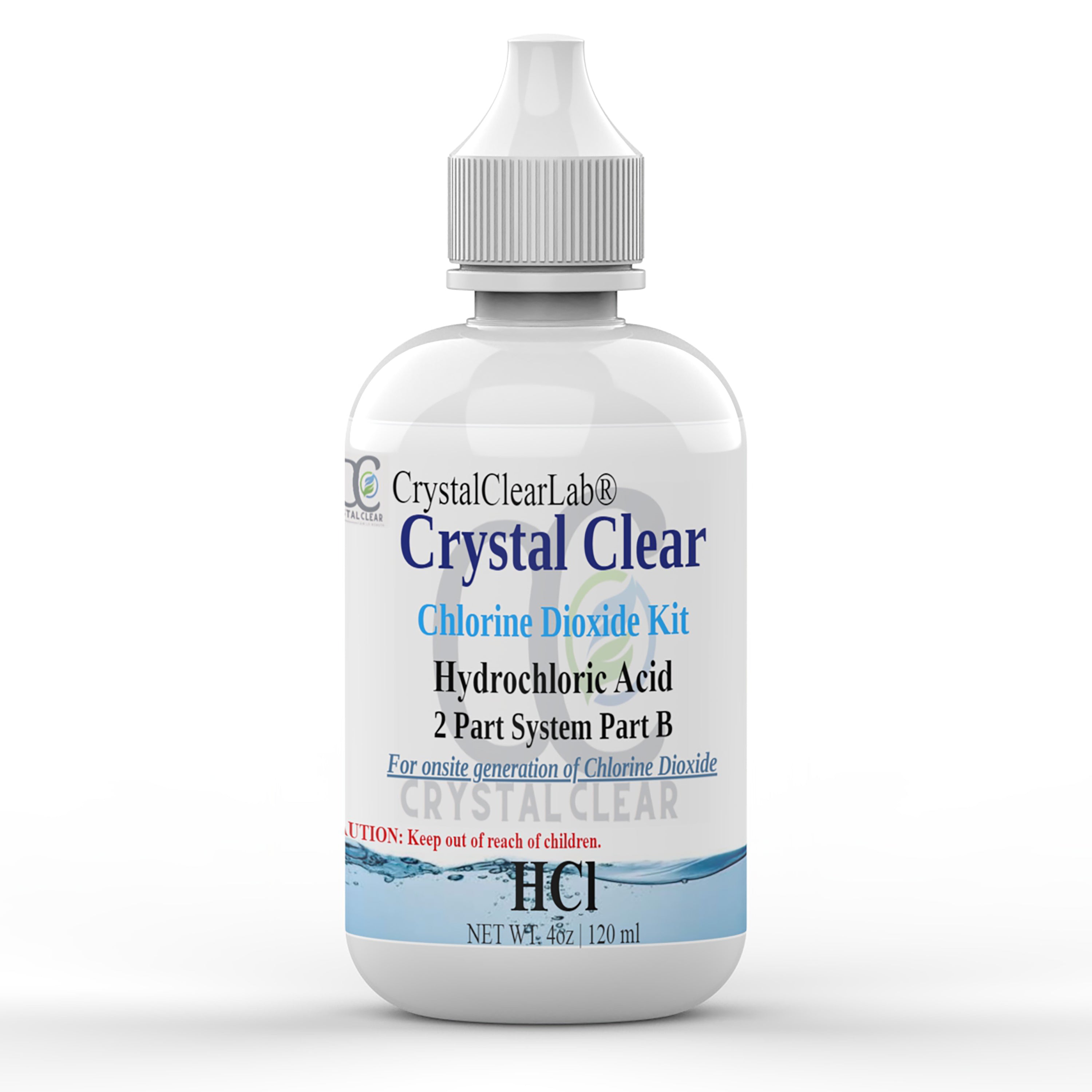 Individual Bottles Sodium Chlorite  HCl 4% or 50% Citric Acid