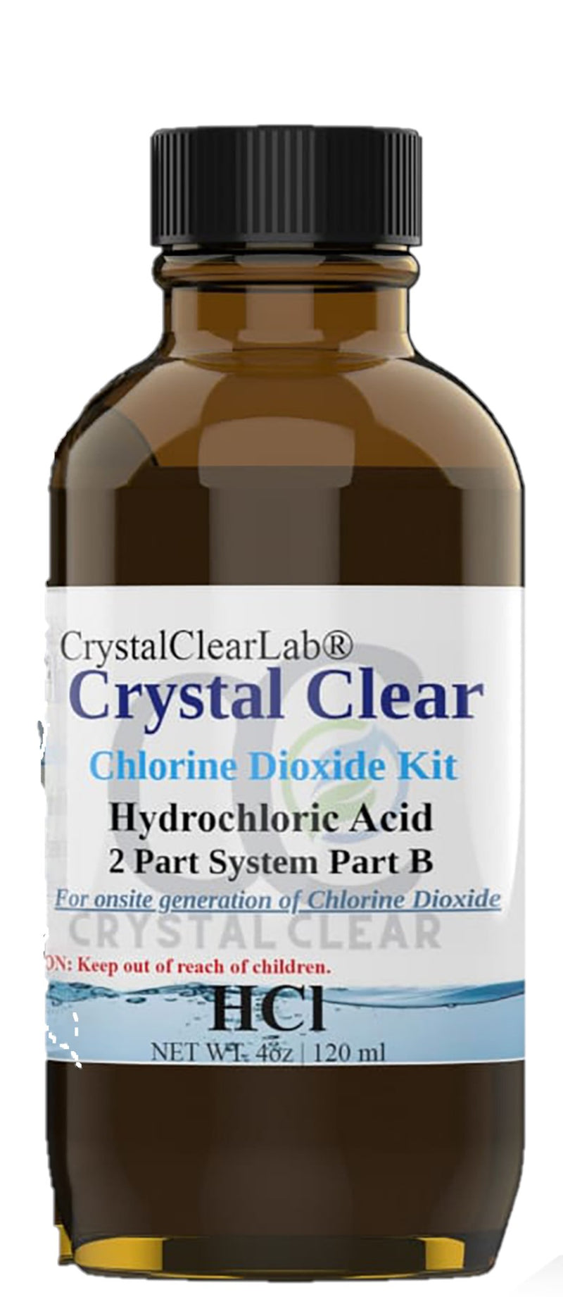 Individual Bottles Sodium Chlorite  HCl 4% or 50% Citric Acid