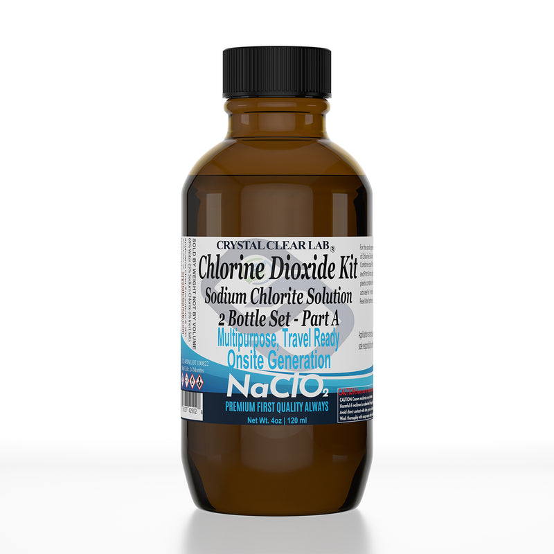 Individual Bottles Sodium Chlorite  HCl 4% or 50% Citric Acid