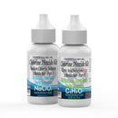 Chlorine Dioxide Kit Citric Acid & Sodium Solution, 2 Part Liquid ,1 Ounce Bottles