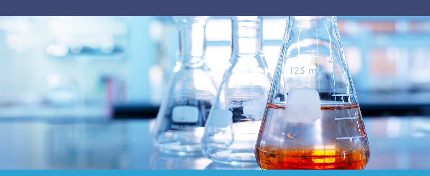 Clean laboratory glassware in a science setting